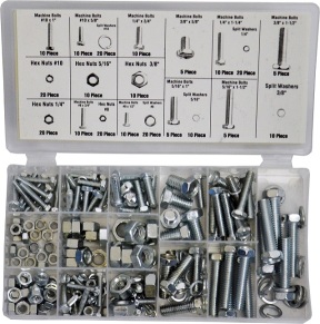 GRIP - 240 PC NUT AND BOLT ASSORTMENT SAE 